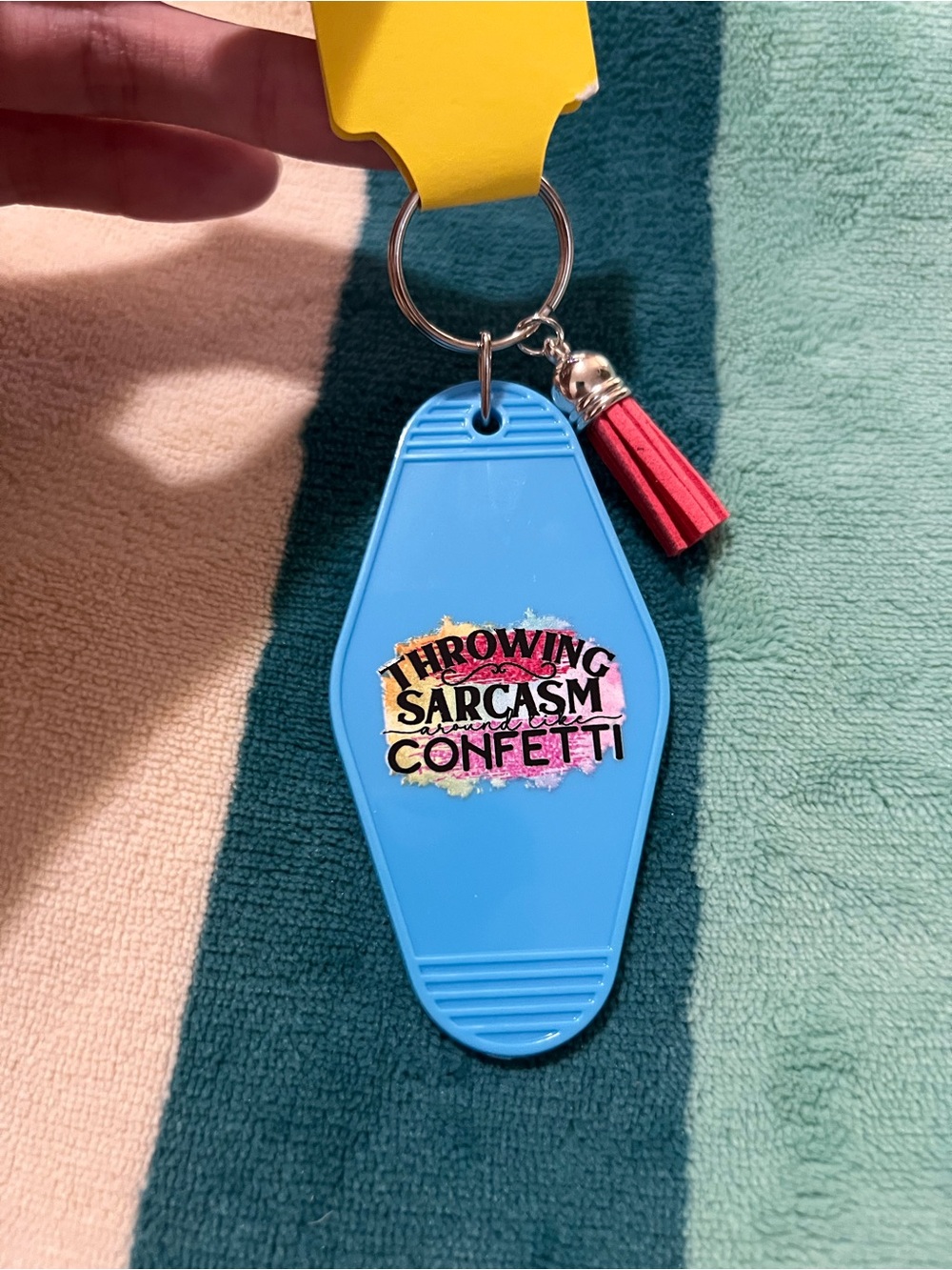 Sarcasm Keychain ✨